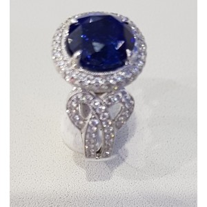 Blue Sapphire Rings B8SL-028